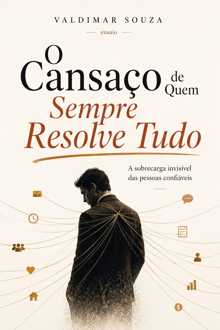 Capa de O Cansaço de Quem Sempre Resolve Tudo